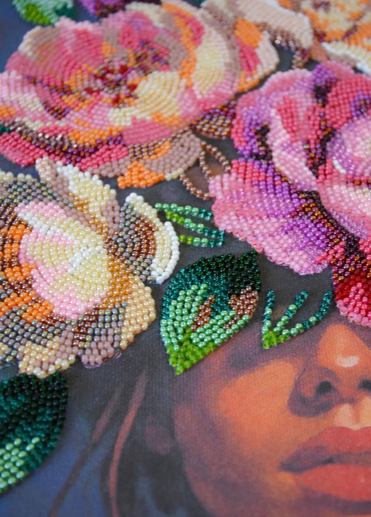 Bead Embroidery Kit Main Bead Embroidery Kit Blooming Thoughts