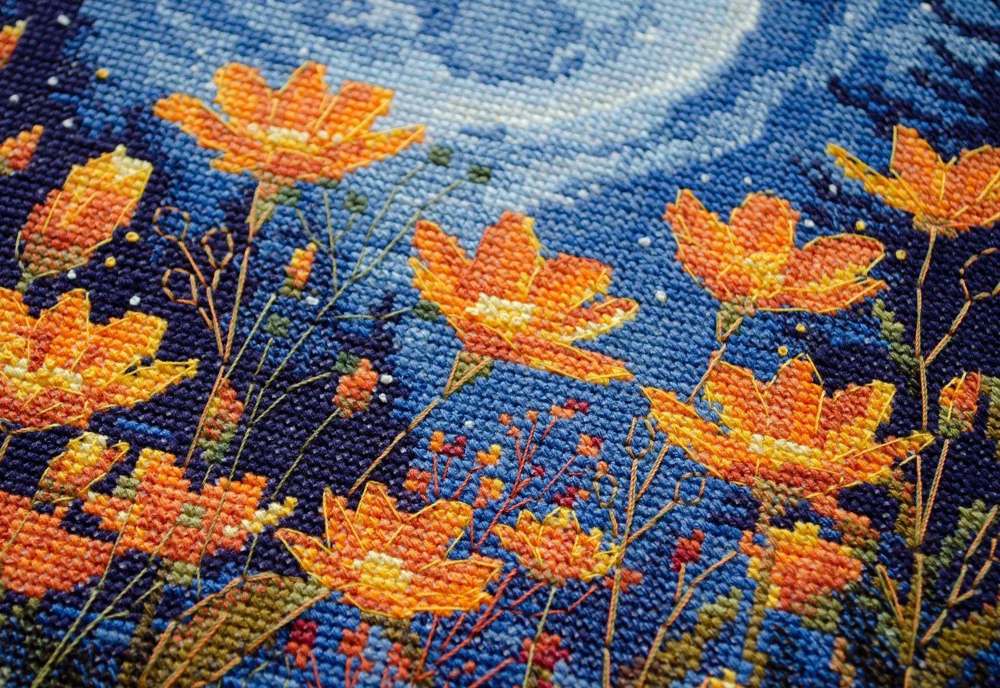 Cross Stitch Kit Cross-stitch kits Night contrast