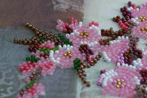 Bead Embroidery Kit Mid-sized bead embroidery kit Stick of sakura