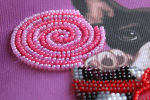 Bead Embroidery Kit Mini Bead embroidery kit Cute baby