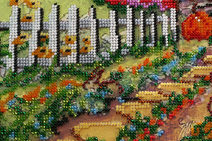 Bead Embroidery Kit Main Bead Embroidery Kit Fabulous autumn