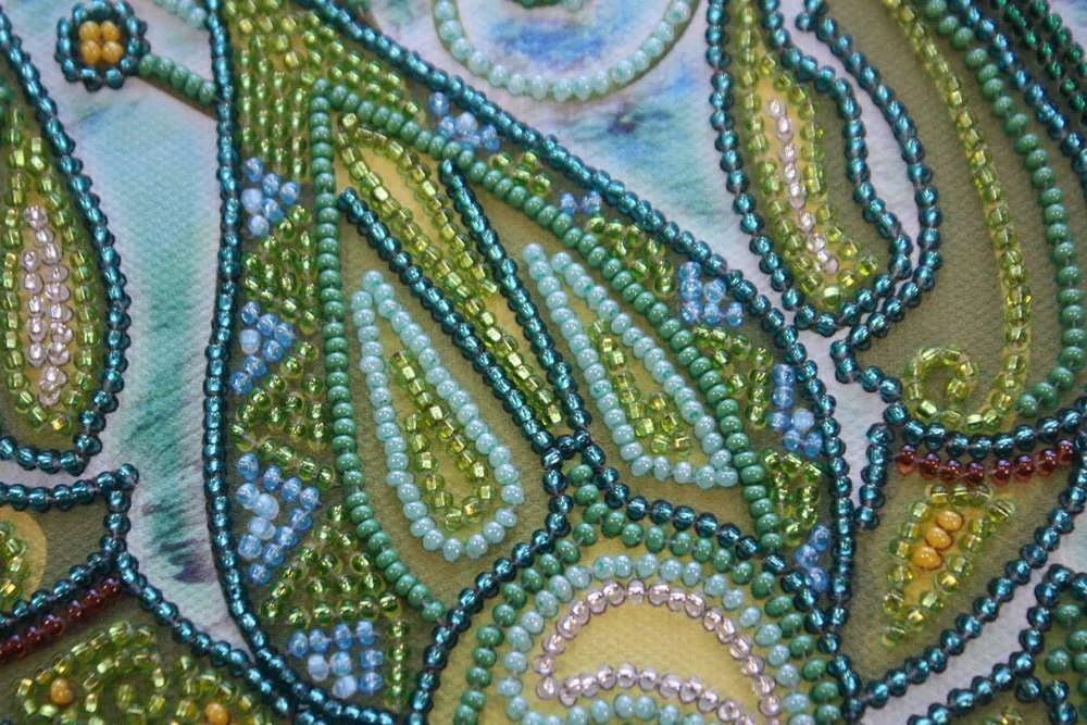 Bead Embroidery Kit Main Bead Embroidery Kit Cancer