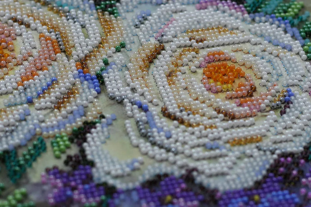 Bead Embroidery Kit Main Bead Embroidery Kit Flowers for your beloved