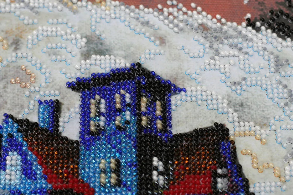 Bead Embroidery Kit Main Bead Embroidery Kit Fluffy fog