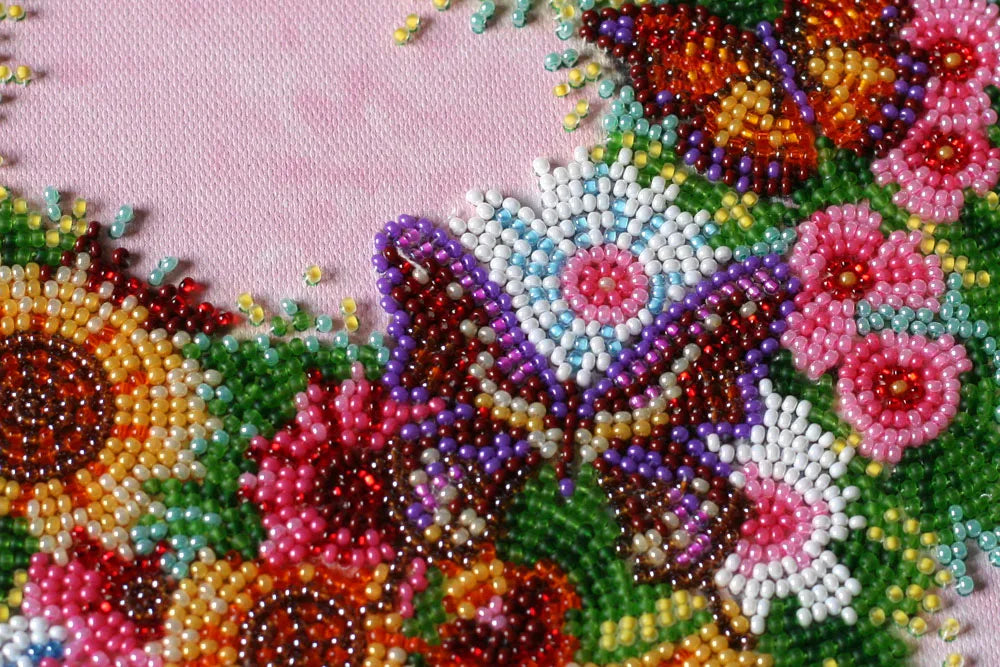 Bead Embroidery Kit Main Bead Embroidery Kit Spring came