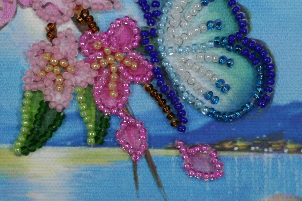 Postcards Bead Embroidery Kit Postcard Bead embroidery kit South night – 4