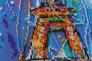 Bead Embroidery Kit Main Bead Embroidery Kit Eiffel Tower