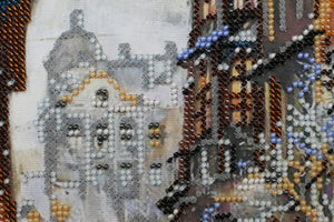Bead Embroidery Kit Main Bead Embroidery Kit December snowing