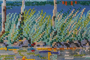 Bead Embroidery Kit Main Bead Embroidery Kit Fire in sky blue - 2