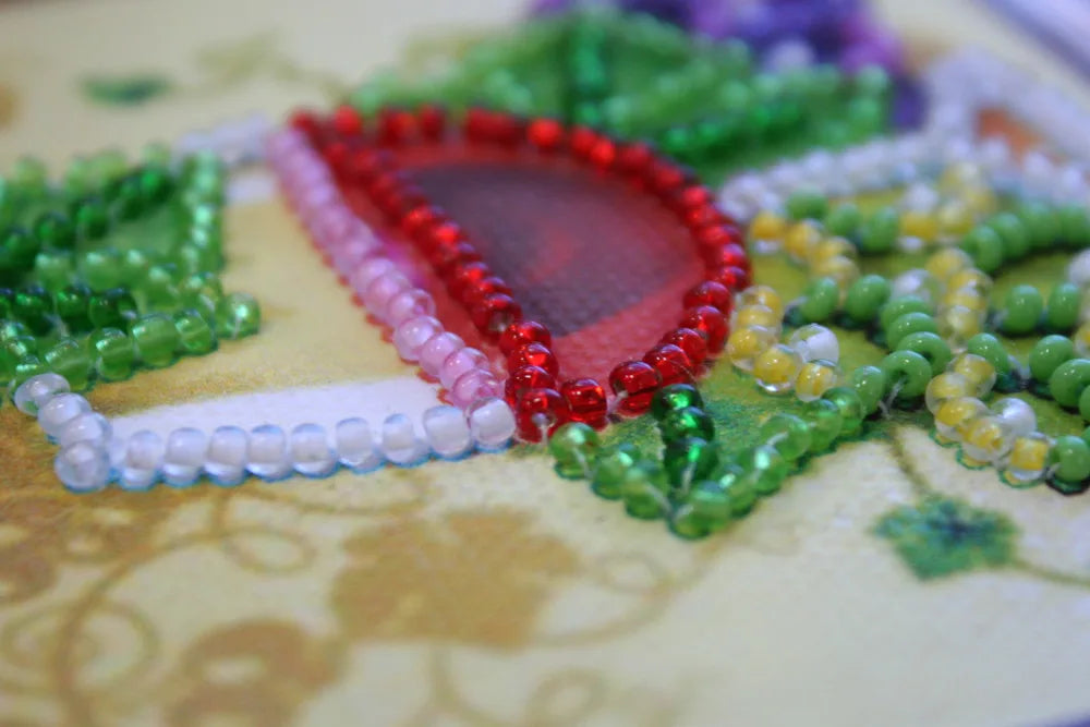 Magnets Bead Embroidery Kit Magnets Bead embroidery kit Glass of wine