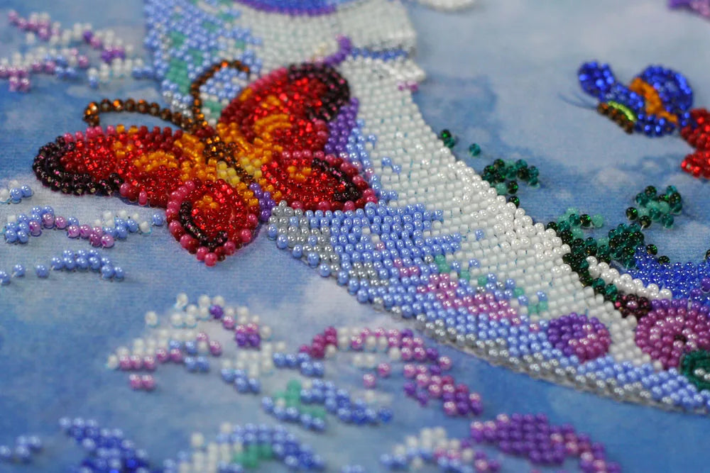 Bead Embroidery Kit Main Bead Embroidery Kit Face of the moon
