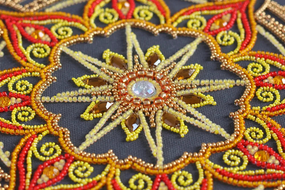 Bead Embroidery Kit Main Bead Embroidery Kit Sunny pattern