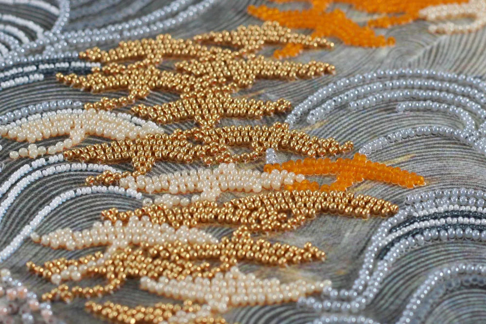 Bead Embroidery Kit Main Bead Embroidery Kit Cranes