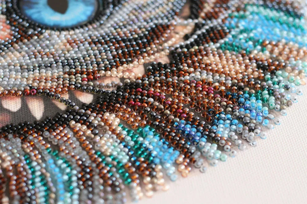Bead Embroidery Kit Main Bead Embroidery Kit Cheshire Cat