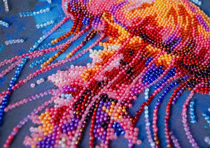 Bead Embroidery Kit Mid-sized bead embroidery kit Dangerous grace