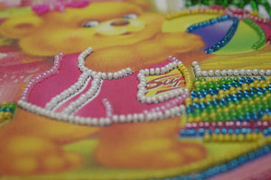 Bead Embroidery Kit Mini Bead embroidery kit Morning exercise