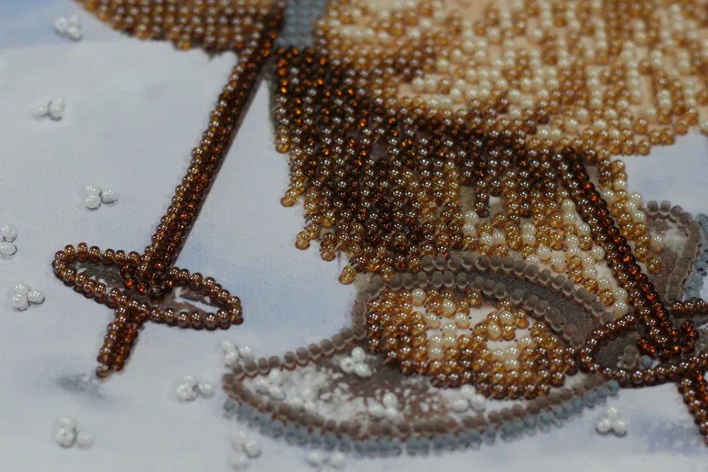 Bead Embroidery Kit Main Bead Embroidery Kit Winter fun