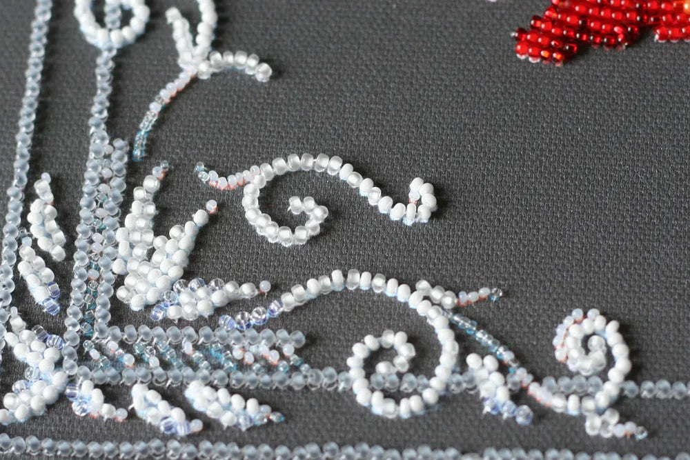 Bead Embroidery Kit Main Bead Embroidery Kit Velvet poppies
