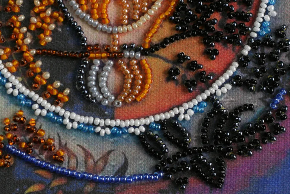 Bead Embroidery Kit Mini Bead embroidery kit Day and night