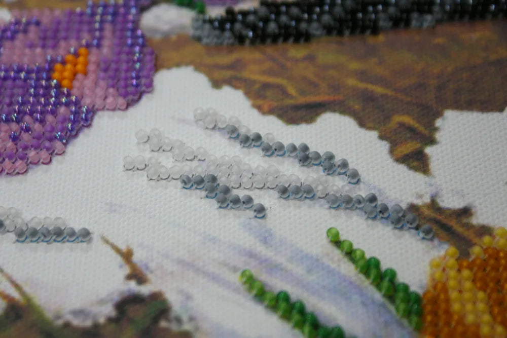Bead Embroidery Kit Main Bead Embroidery Kit Primrose