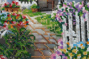 Bead Embroidery Kit Main Bead Embroidery Kit House at the lake