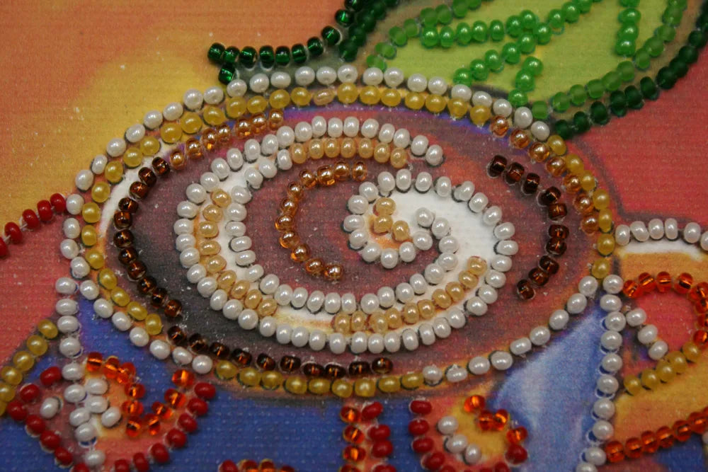 Bead Embroidery Kit Mini Bead embroidery kit Cacao