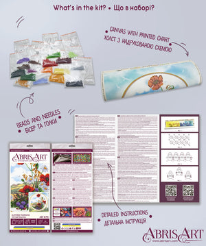 Bead Embroidery Kit Main Bead Embroidery Kit Summer morning