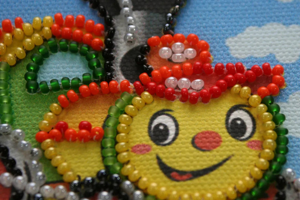 Magnets Bead Embroidery Kit Magnets Bead embroidery kit Train