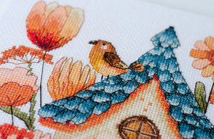 Cross Stitch Kit Cross-stitch kits Sing for us, little bird!