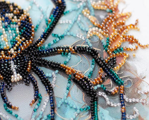 Bead Embroidery Kit Mid-sized bead embroidery kit Crystal Web