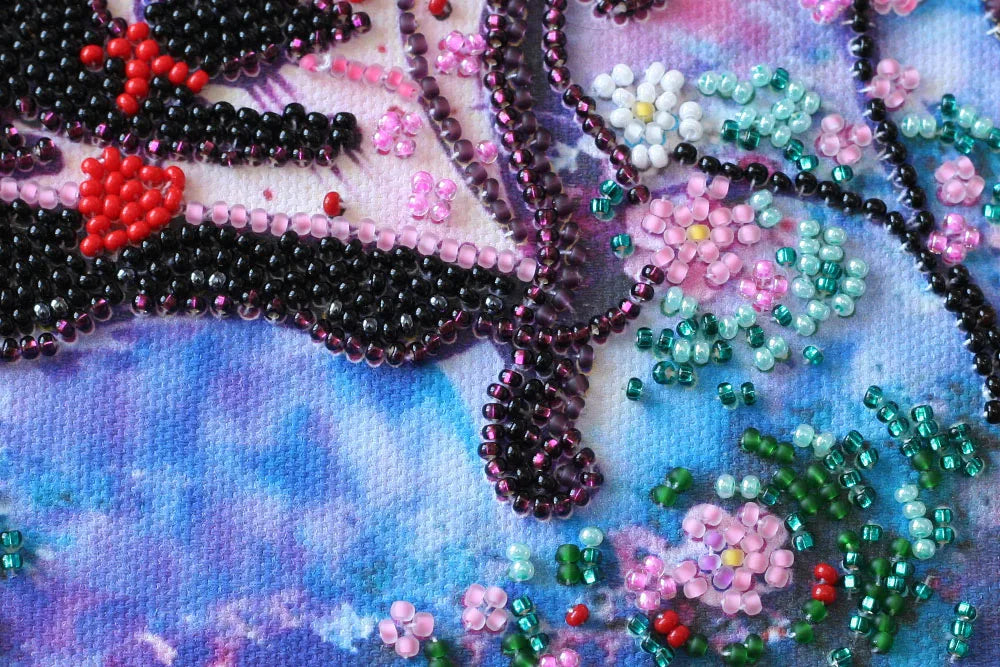 Bead Embroidery Kit Mid-sized bead embroidery kit Spring guest
