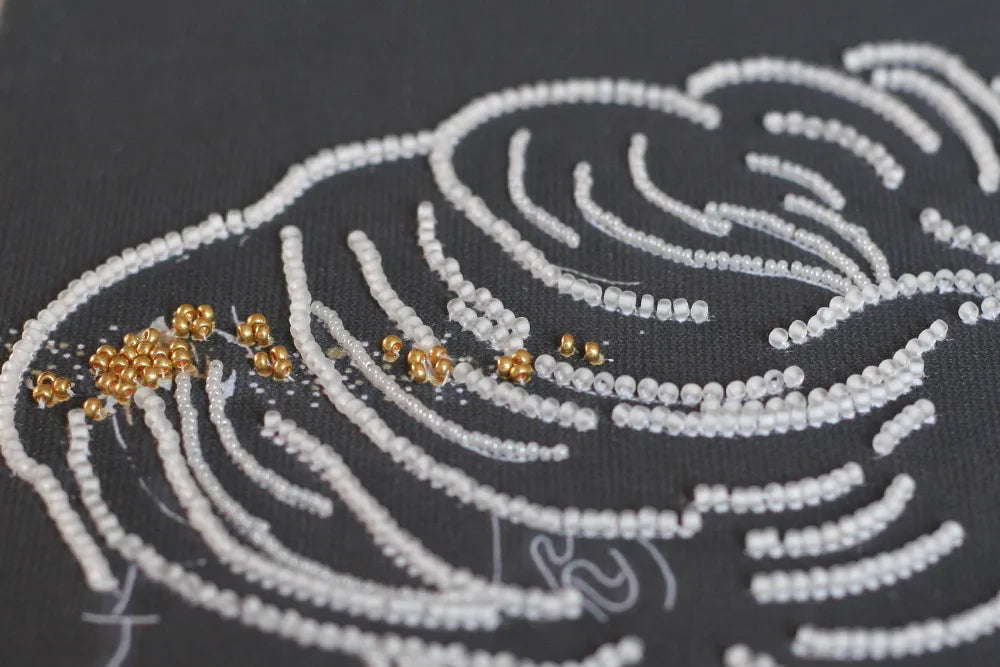 Bead Embroidery Kit Main Bead Embroidery Kit In the moonlight