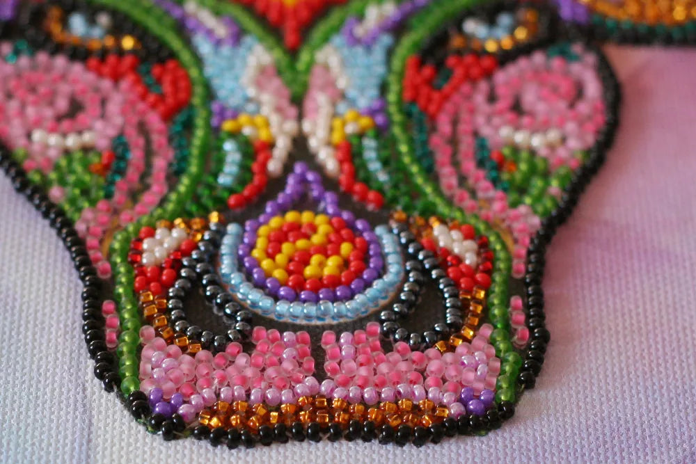 Bead Embroidery Kit Mid-sized bead embroidery kit Bull