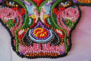 Bead Embroidery Kit Mid-sized bead embroidery kit Bull