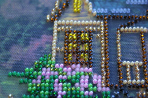 Bead Embroidery Kit Main Bead Embroidery Kit Mountain river