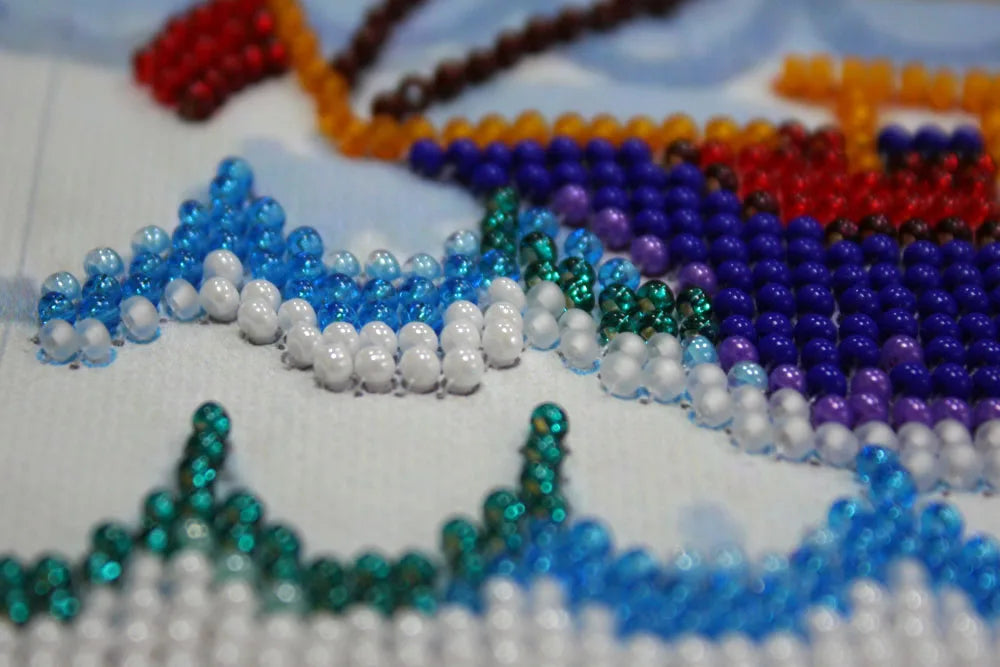 Bead Embroidery Kit Mid-sized bead embroidery kit Passing wind