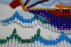 Bead Embroidery Kit Mid-sized bead embroidery kit Passing wind