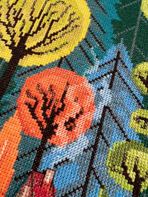 Cross Stitch Kit Cross-stitch kits Cozy in the forest