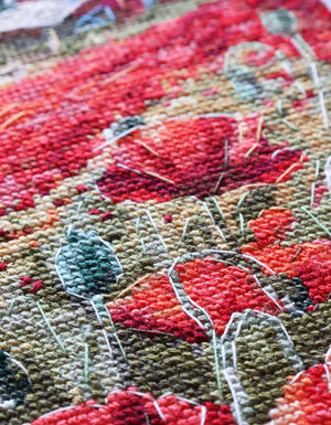Cross Stitch Kit Cross-stitch kits Poppies at sunset (Landscape)