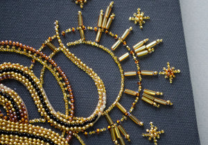Bead Embroidery Kit Main Bead Embroidery Kit Golden talisman