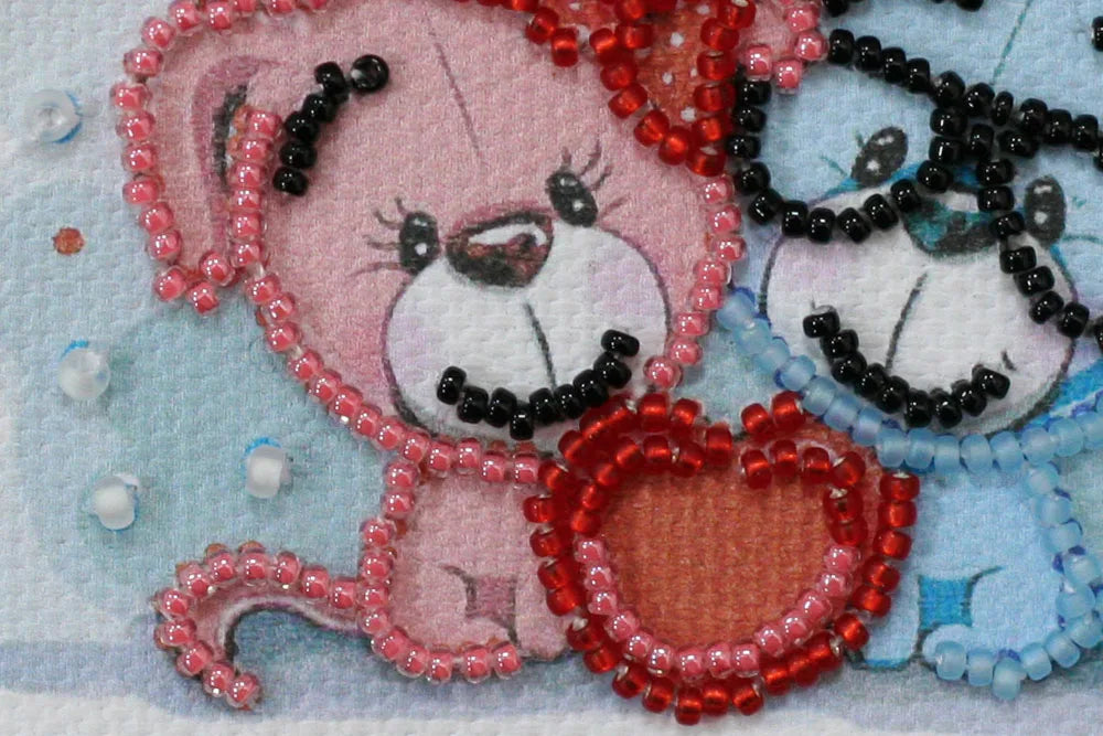 Magnets Bead Embroidery Kit Magnets Bead embroidery kit Hearts