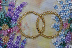 Postcards Bead Embroidery Kit Postcard bead embroidery kits Happy Wedding – 3