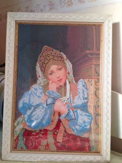 Bead Embroidery Kit Main Bead Embroidery Kit Nastenka