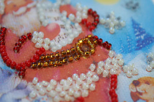 Postcards Bead Embroidery Kit Postcard Bead embroidery kit Happy New Year – 4