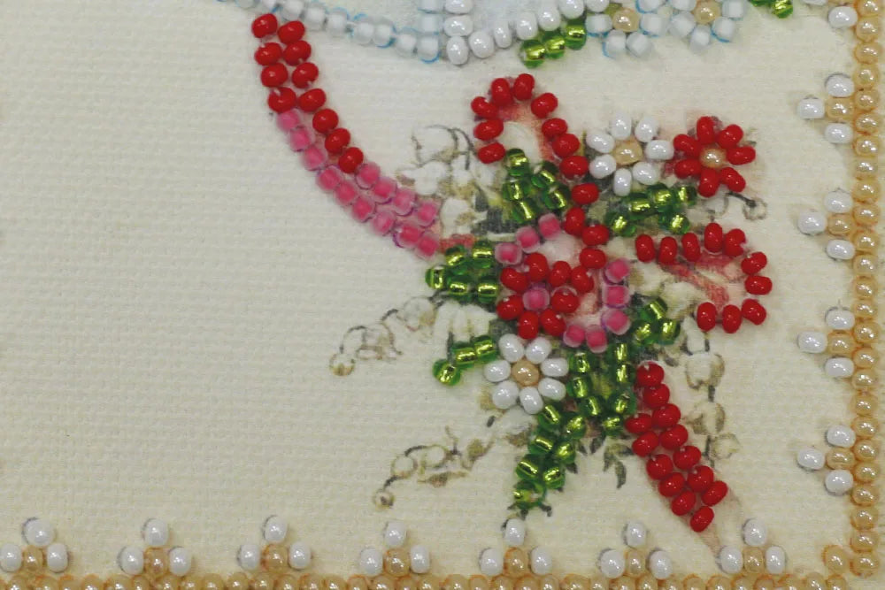 Postcards Bead Embroidery Kit Postcard bead embroidery kits Happy Wedding – 7