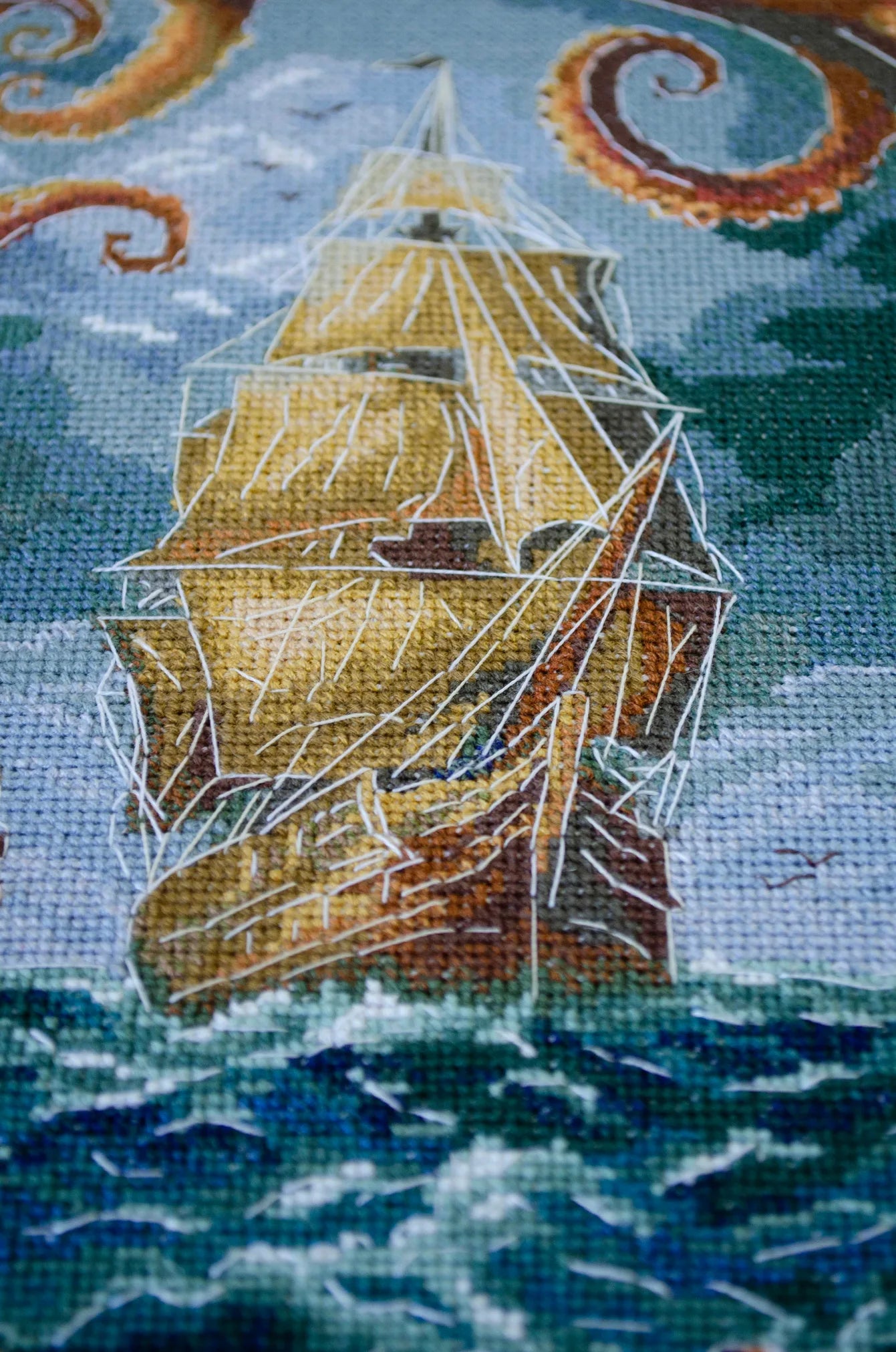 Cross Stitch Kit Cross-stitch kits The abyss (Adventure stories)