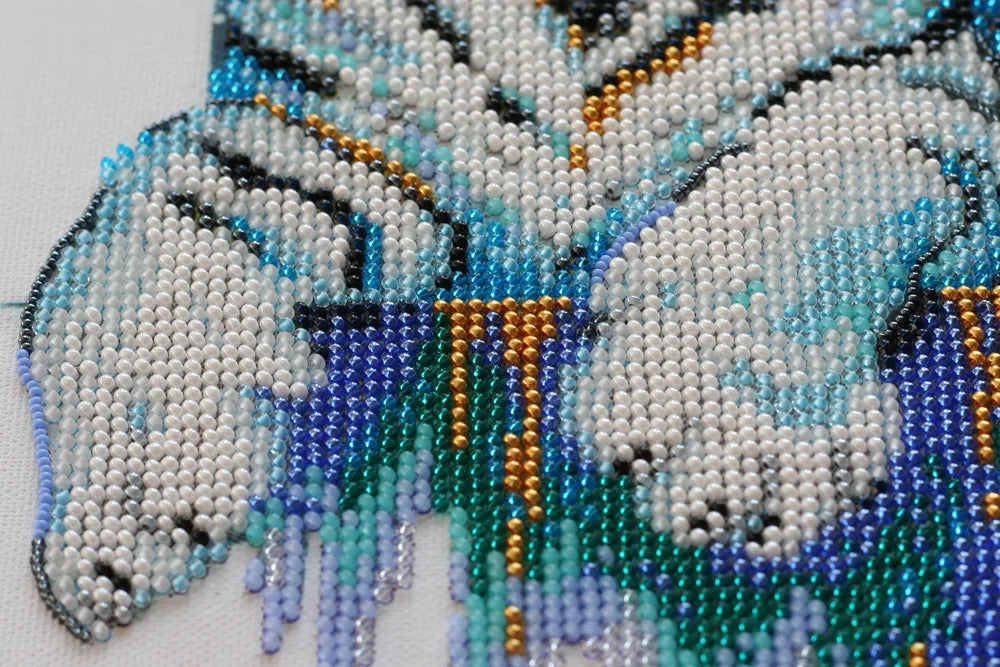 Bead Embroidery Kit Main Bead Embroidery Kit Protectors of the East