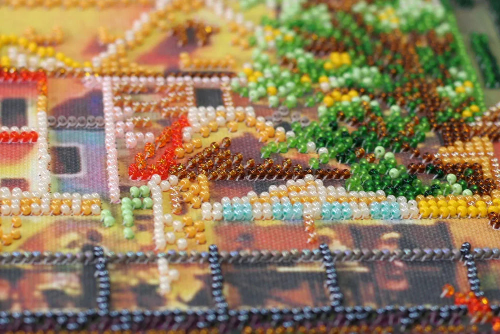Bead Embroidery Kit Main Bead Embroidery Kit Beauty of autumn