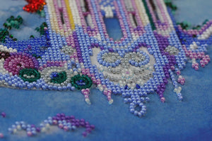 Bead Embroidery Kit Main Bead Embroidery Kit Face of the moon