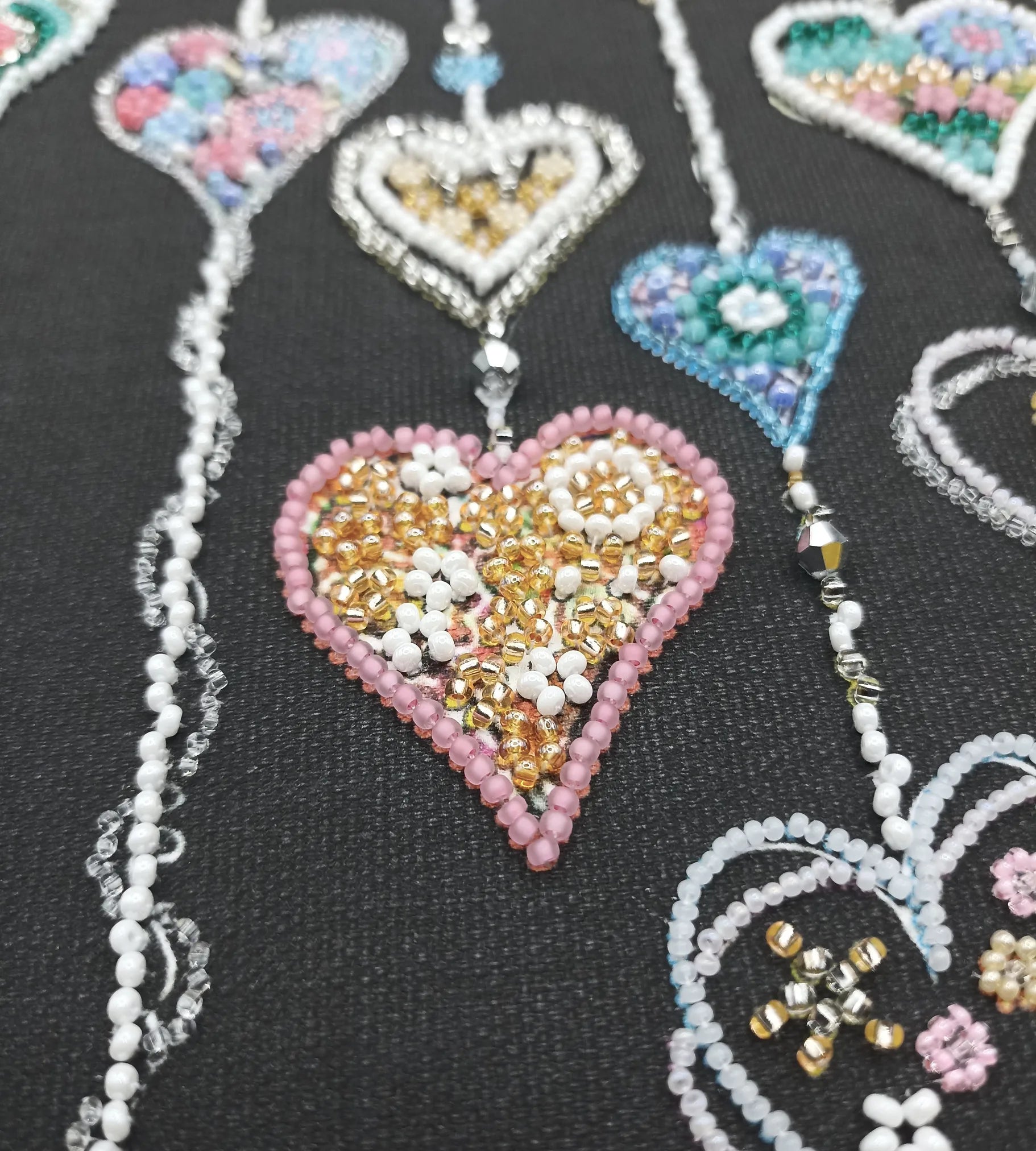 Bead Embroidery Kit Main Bead Embroidery Kit Birds in love
